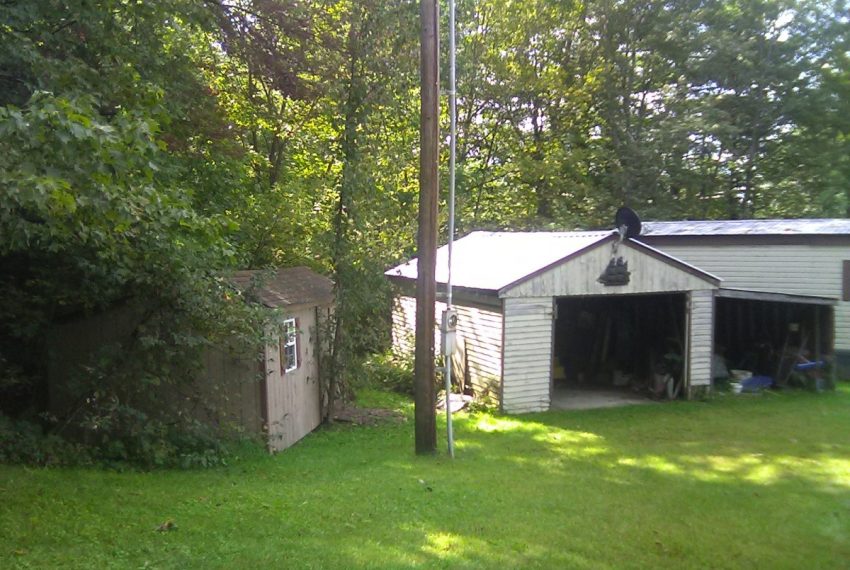 garage and shed
