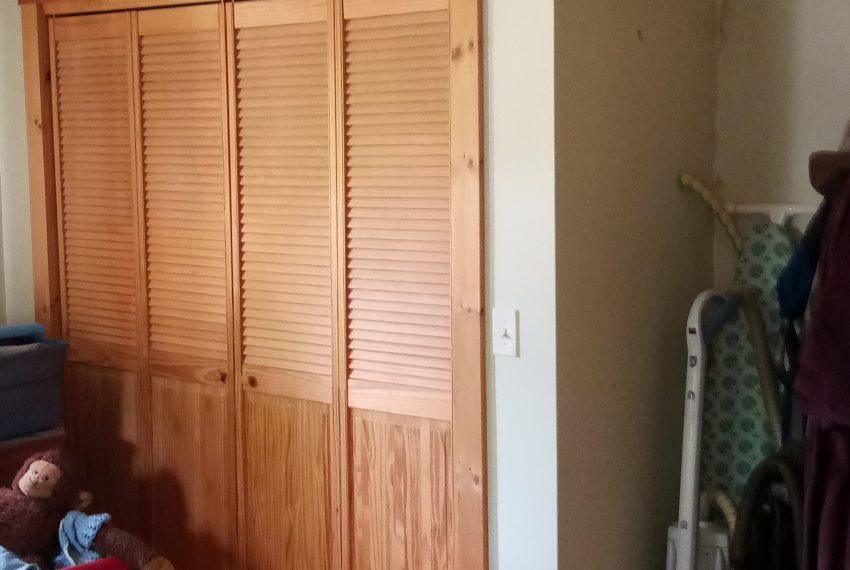 primary bedroom-closet and loft storage area