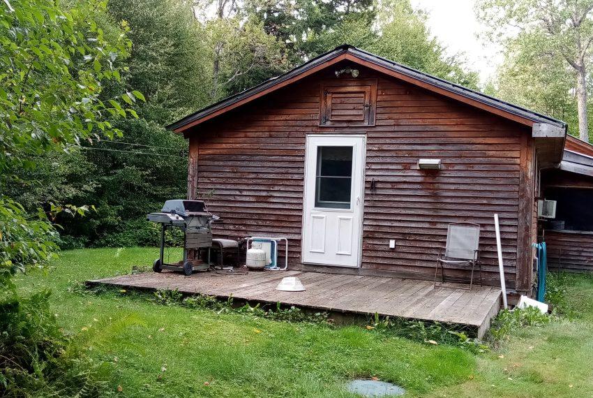 south end of home and back yard