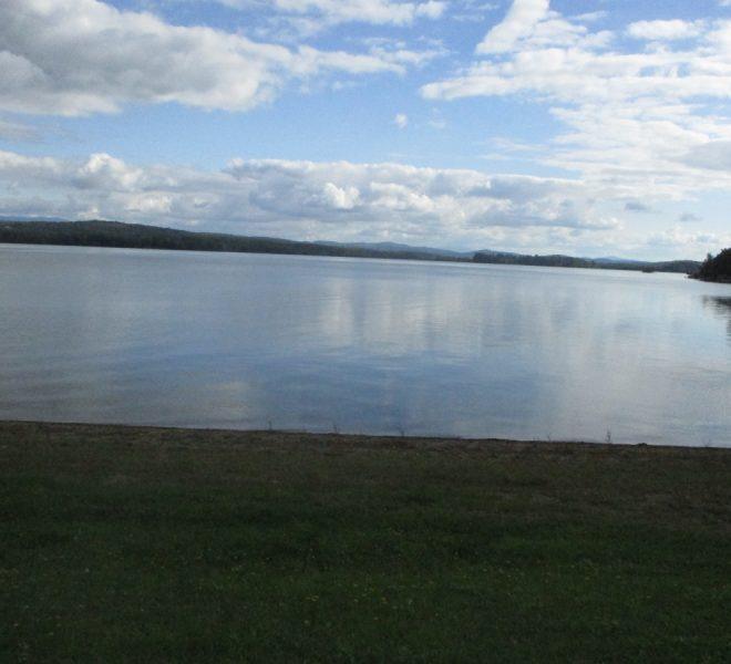at beach looking south