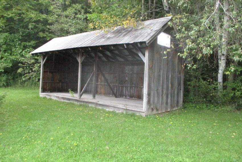shelter at beach area