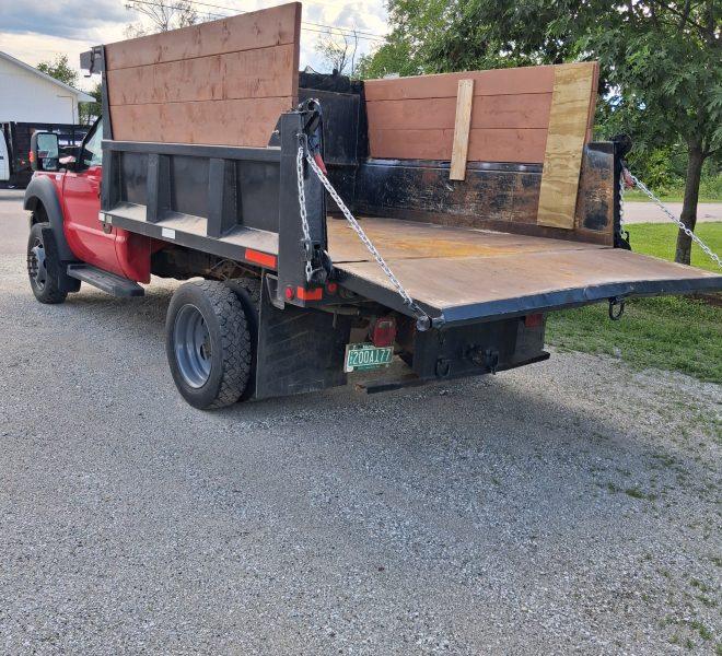 Ford dump truck -back and left