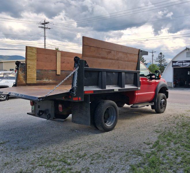Ford dump truck -back and right side