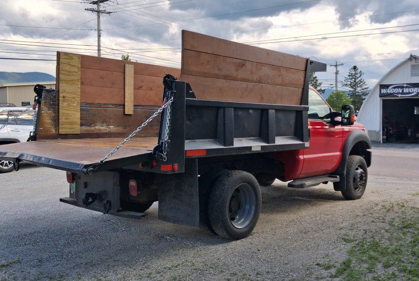 Ford dump truck -back and right side