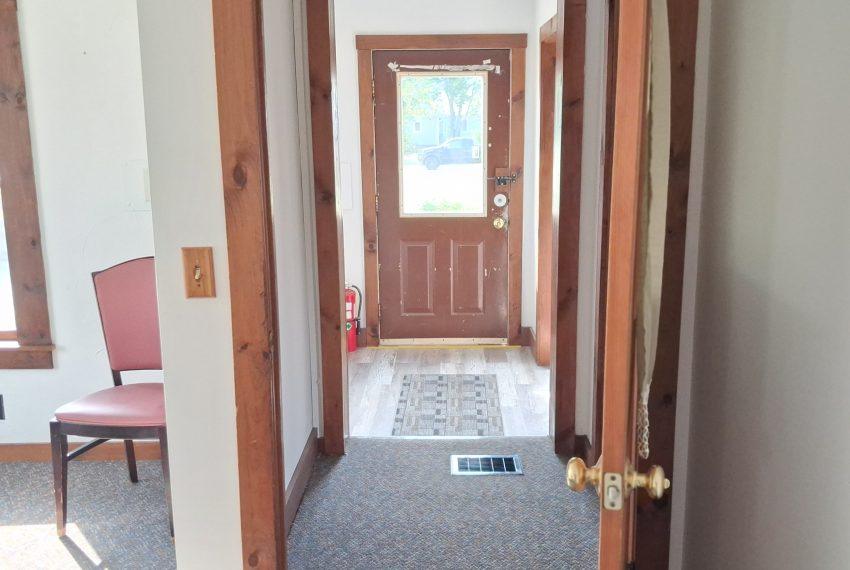 entry viewed from bedroom